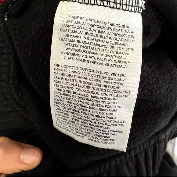 The North Face Half Dome Logo Black Fleece Shorts Loungewear Cozy Athleisure XL - Picture 8 of 8